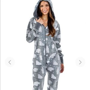 Tipsy elves warm holiday onesie